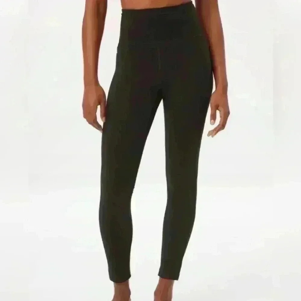 Girlfriend Collective Womens Black Compressive High-Rise Legging L